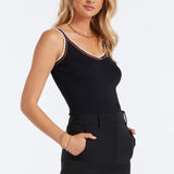 Charlize Crochet Detail Tank