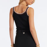 Charlize Crochet Detail Tank