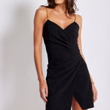 Malone Faux Wrap Mini Dress