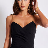 Malone Faux Wrap Mini Dress