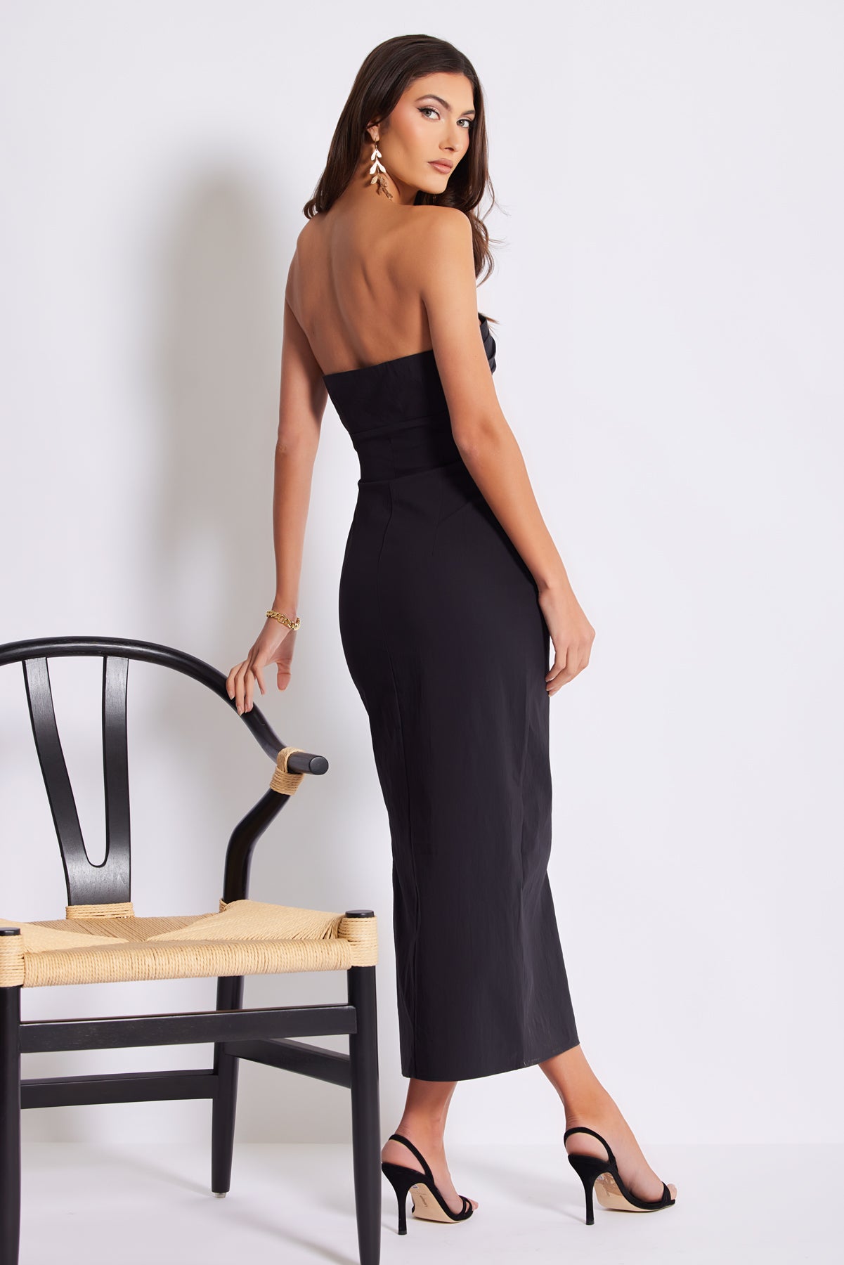 Bishop + Young | Naomi Strapless Dress Black / S Bishop + Young | Naomi Strapless Dress Black / S