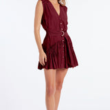 Bridget Belted Mini Dress