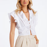 Raphael Ruffle Top