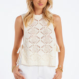 Provence Side Tie Sweater