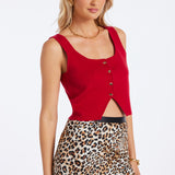 Mara Button Down Tank