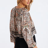 Maude Bubble Sleeve Top