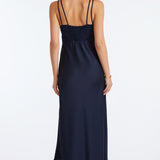 Micro Plisse Bias Cut Dress