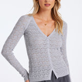 Bijou Pointelle Cardigan