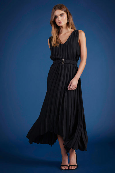 Highbrow Pleat Dress  Bishop + Young