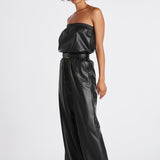 Glam Slam Vegan Leather Jumpsuit