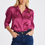 Cate Ruched Sleeve Top