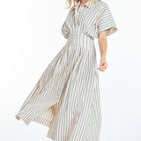 Maude Waist Detail Shirtdress