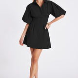 Jacqueline Bubble Sleeve Dress