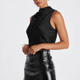 Paulina Faux Wrap Skirt