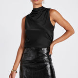 Paulina Faux Wrap Skirt