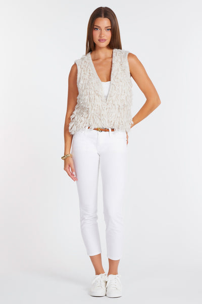 Miranda Fringe Sweater Vest – Bishop + Young