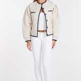 Brooklyn Whipstitch Quilted Jacket