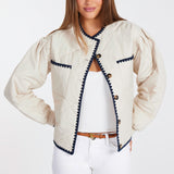 Brooklyn Whipstitch Quilted Jacket