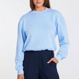Cozy Bubble Hem Sweatshirt