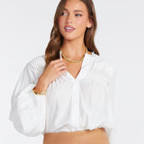 Pintuck Detail Blouse
