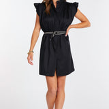Mallorca Flutter Sleeve Dress