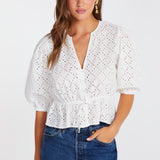Chloe Eyelet Top