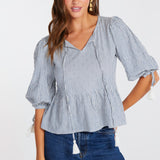 Sorrento Peplum Top