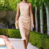 Positano Halter Dress