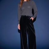 Sienna Puff Sleeve Metallic Sweater