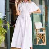 Maude Waist Detail Shirtdress