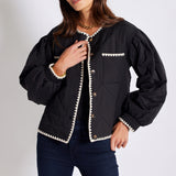 Brooklyn Whipstitch Quilted Jacket