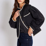 Brooklyn Whipstitch Quilted Jacket