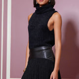 Colette Sleeveless Turtleneck