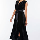 Luxe Velvet Aeries Wrap Dress