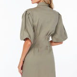 Jacqueline Bubble Sleeve Dress