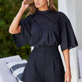 Willow Eyelet Top