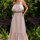 Como Strapless Dress