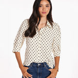 Cate Ruched Sleeve Top