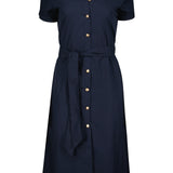 Lauren Button Front Shirt Dress