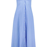 Adria Poplin Button Front Dress