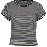 Hepburn Short Sleeve Stripe Sweater