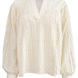 Stevie Eyelet Pullover Blouse
