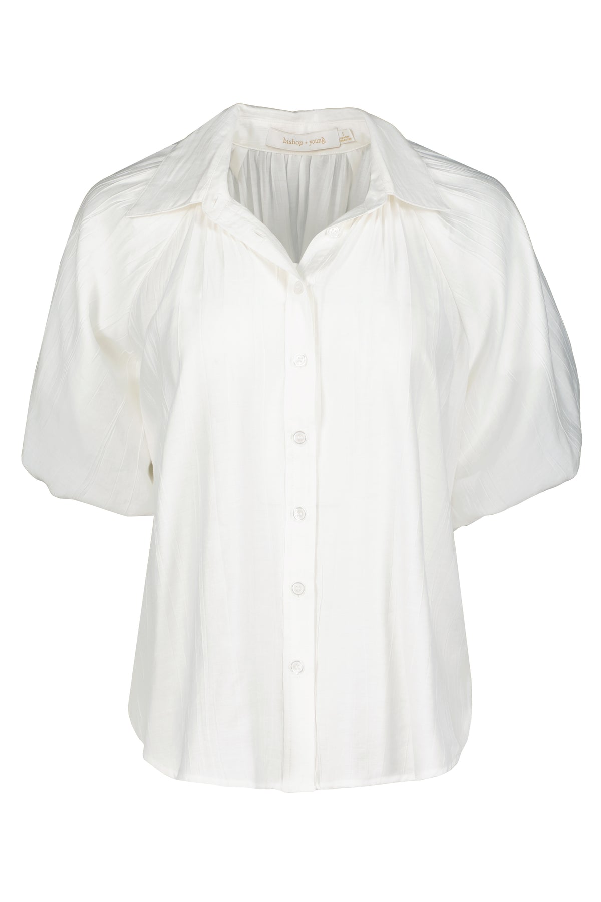 Anise Bubble Sleeve Top – Bishop + Young