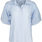 Anise Bubble Sleeve Top