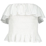 Isabelle Strapless Tiered Top