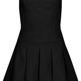 Positano Linen Strapless Mini