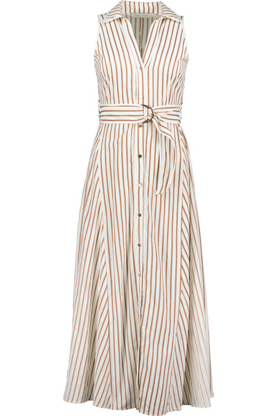 warehouse stripe button midi dress Verona Button Front Dress – Bishop + Young