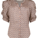Rachel Ruched Sleeve Blouse