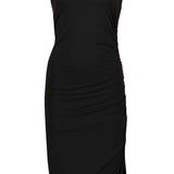 Alex Side Ruched Midi Dress