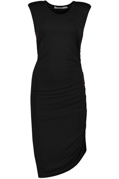 Alex Side Ruched Midi Dress – Bishop + Young
